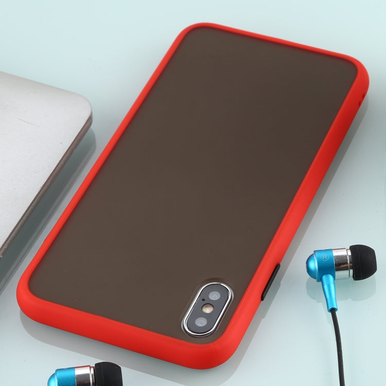 For iPhone XS Max Skin Hand Feeling Series Anti-fall Frosted PC+ TPU Case
