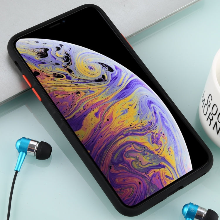 For iPhone XS Max Skin Hand Feeling Series Anti-fall Frosted PC+ TPU Case