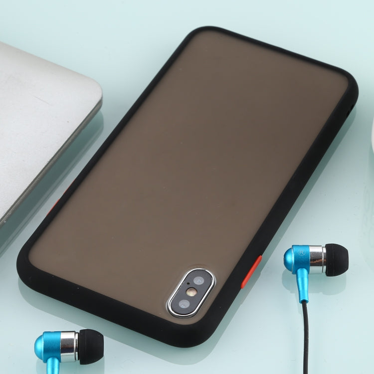 For iPhone XS Max Skin Hand Feeling Series Anti-fall Frosted PC+ TPU Case