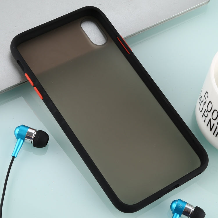 For iPhone XS Max Skin Hand Feeling Series Anti-fall Frosted PC+ TPU Case