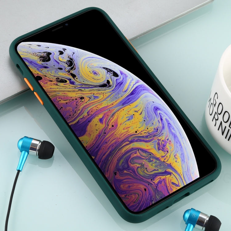 For iPhone XS Max Skin Hand Feeling Series Anti-fall Frosted PC+ TPU Case