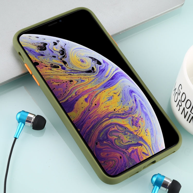 For iPhone XS Max Skin Hand Feeling Series Anti-fall Frosted PC+ TPU Case