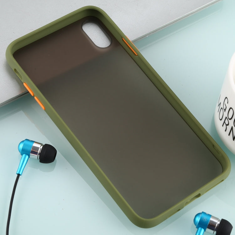 For iPhone XS Max Skin Hand Feeling Series Anti-fall Frosted PC+ TPU Case