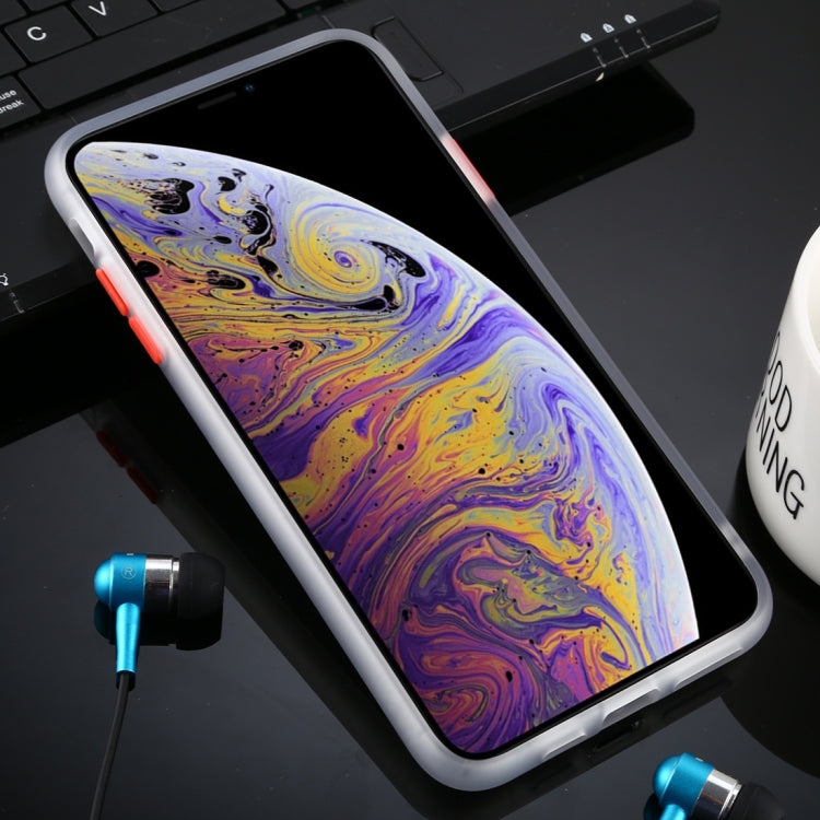 For iPhone XS Max Skin Hand Feeling Series Anti-fall Frosted PC+ TPU Case