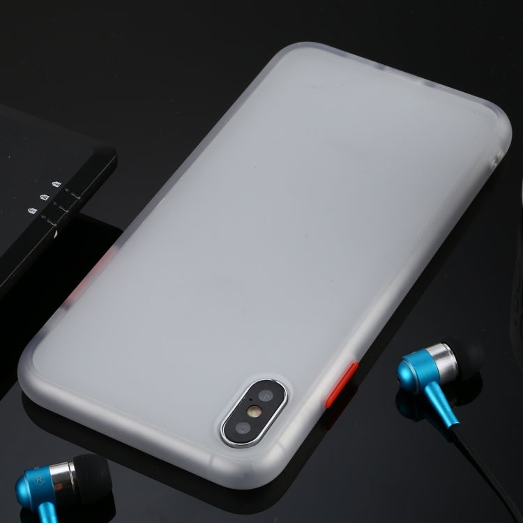 For iPhone XS Max Skin Hand Feeling Series Anti-fall Frosted PC+ TPU Case