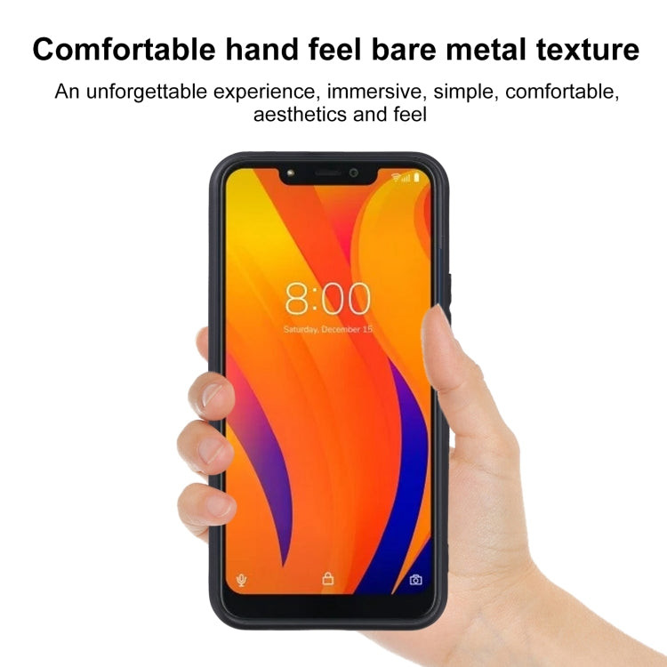 TPU Phone Case For BQ Vsmart Joy 1 Plus(Black)