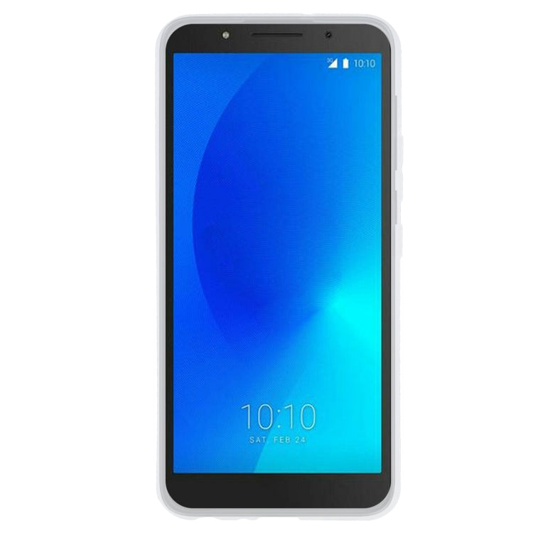 TPU Phone Case For Alcatel 1C 2018(Transparent White)