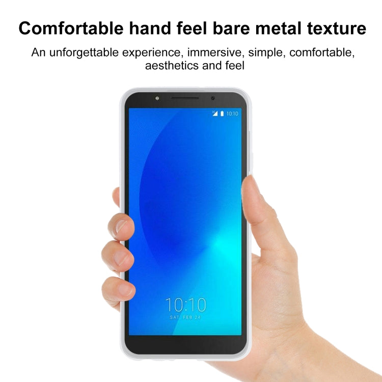 TPU Phone Case For Alcatel 1C 2018(Transparent White)