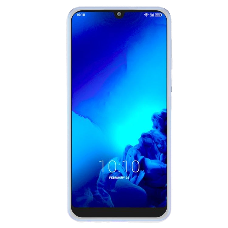 TPU Phone Case For Alcatel 3 2019 Fingerprint Version(Transparent White)