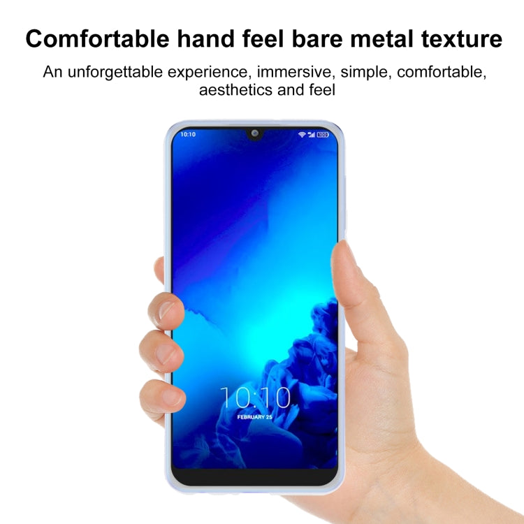 TPU Phone Case For Alcatel 3 2019 Fingerprint Version(Transparent White)