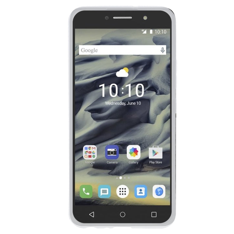 TPU Phone Case For Alcatel Pixi 4 6.0 4G/8050D(Transparent White)