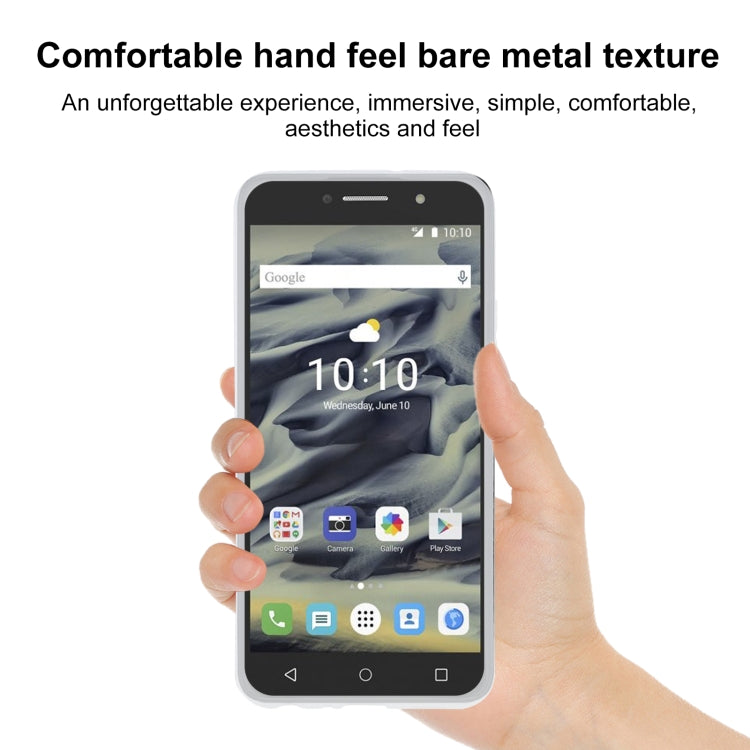 TPU Phone Case For Alcatel Pixi 4 6.0 4G/8050D(Transparent White)