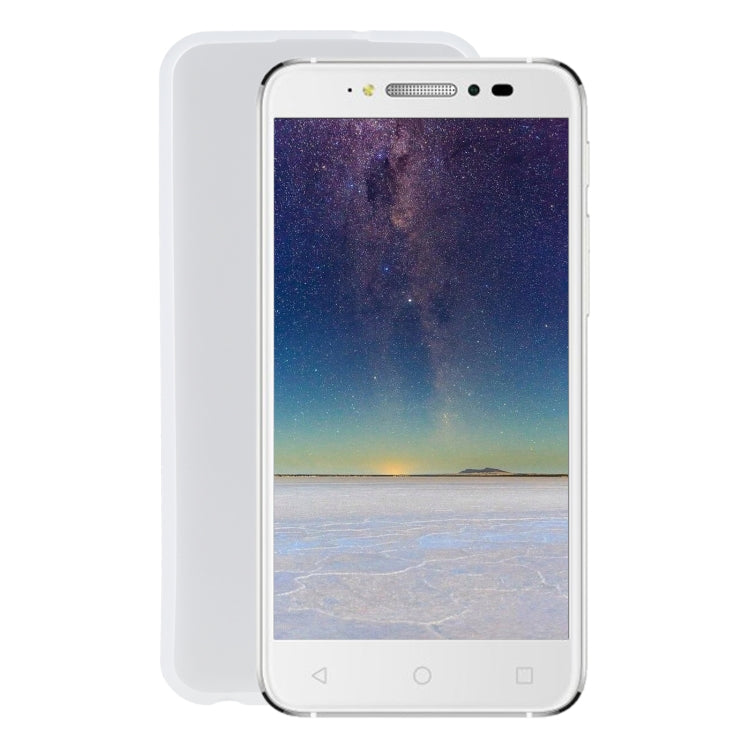 TPU Phone Case For Alcatel Shine Lite(Transparent White)