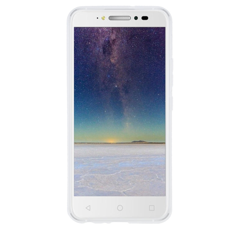 TPU Phone Case For Alcatel Shine Lite(Transparent White)