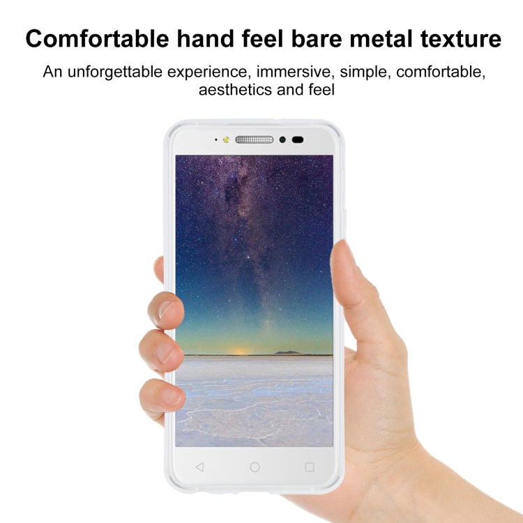 TPU Phone Case For Alcatel Shine Lite(Transparent White)