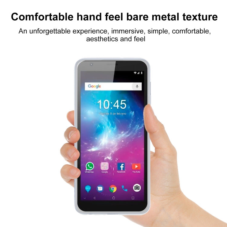 TPU Phone Case For ZTE Blade L8(Transparent White)