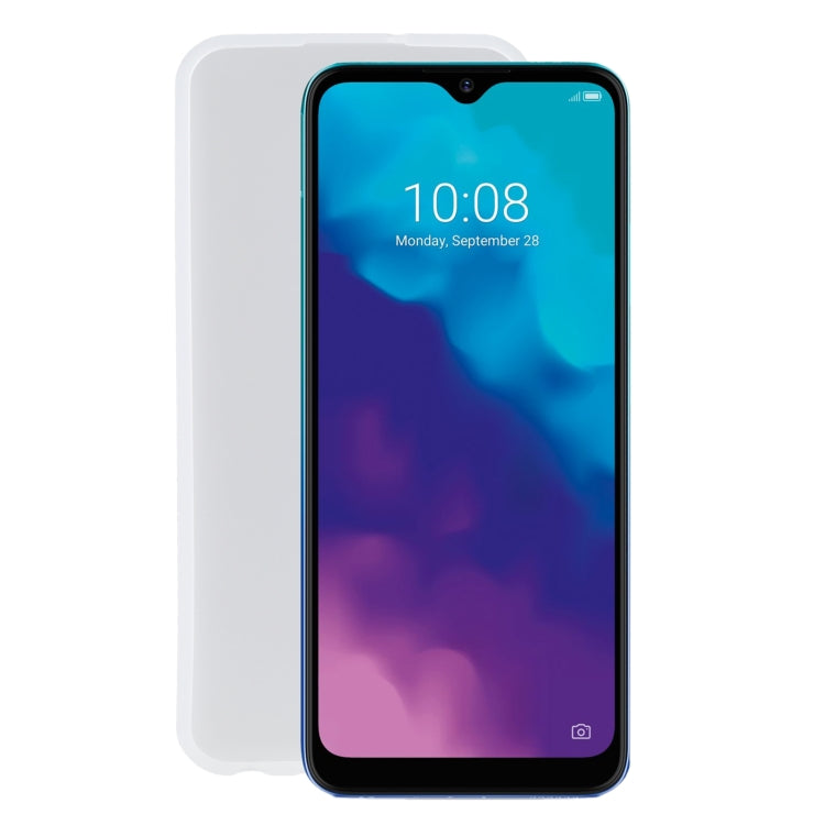 TPU Phone Case For ZTE Blade V30 Vita(Transparent White)
