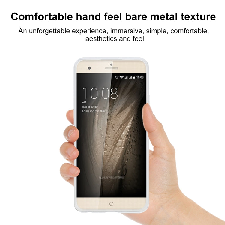 TPU Phone Case For ZTE Blade V7 Max(Transparent White)