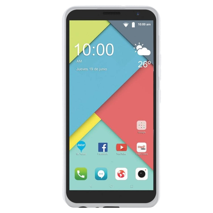 TPU Phone Case For ZTE Blade A530(Transparent White)