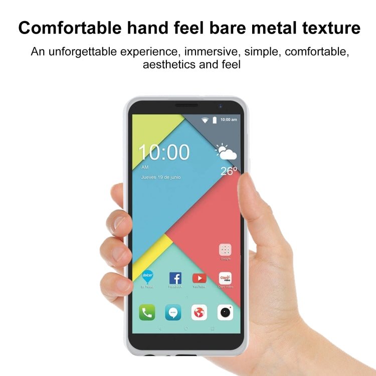 TPU Phone Case For ZTE Blade A530(Transparent White)