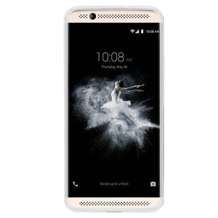TPU Phone Case For ZTE Axon 7 Mini / B2017G(Transparent White)