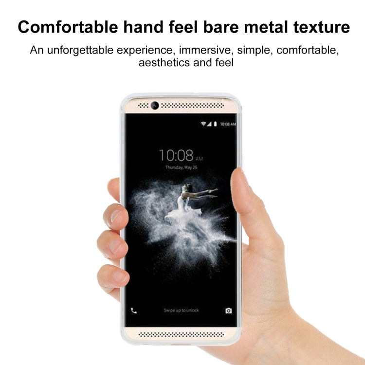 TPU Phone Case For ZTE Axon 7 Mini / B2017G(Transparent White)