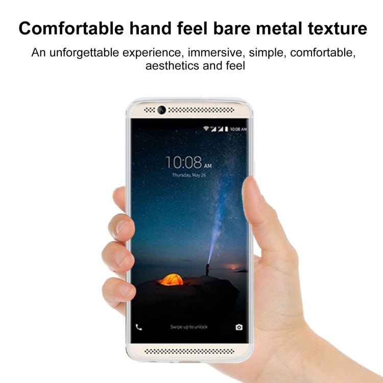 TPU Phone Case For ZTE Axon Mini(Transparent White)