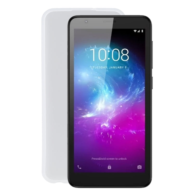TPU Phone Case For ZTE Blade A3 2019(Transparent White)