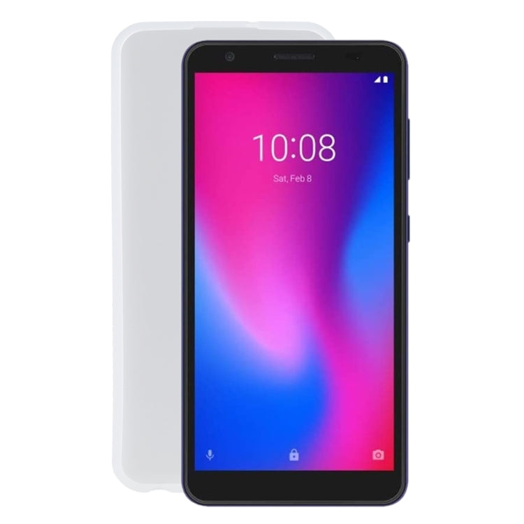 TPU Phone Case For ZTE Blade A3 2020(Transparent White)