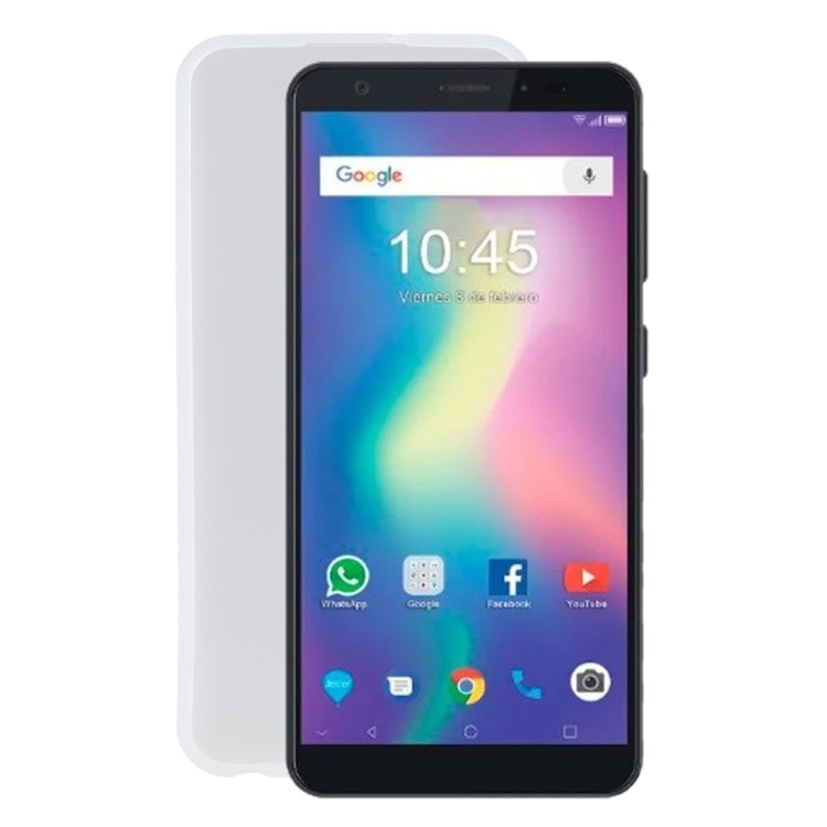 TPU Phone Case For ZTE Blade A5 2019(Transparent White)
