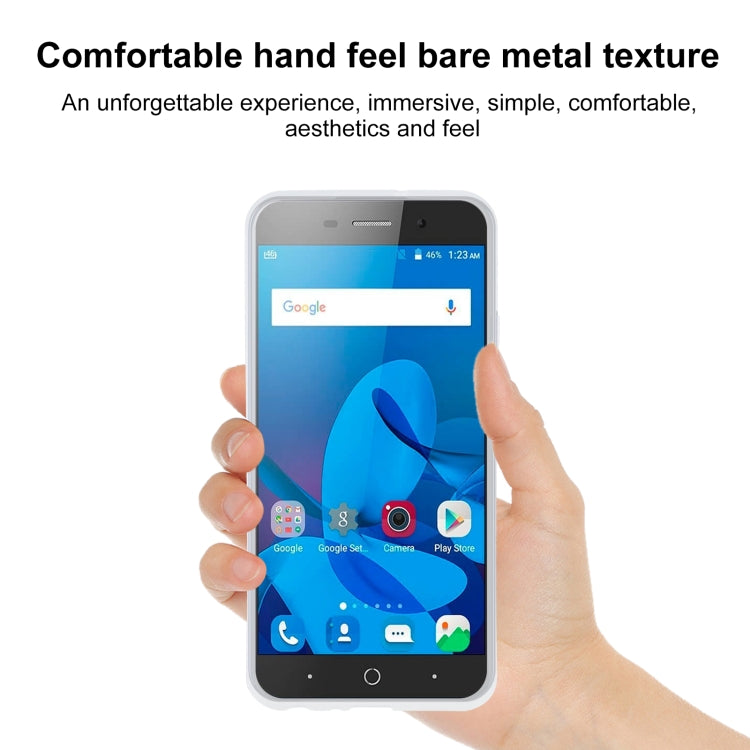 TPU Phone Case For ZTE Blade A602(Transparent White)