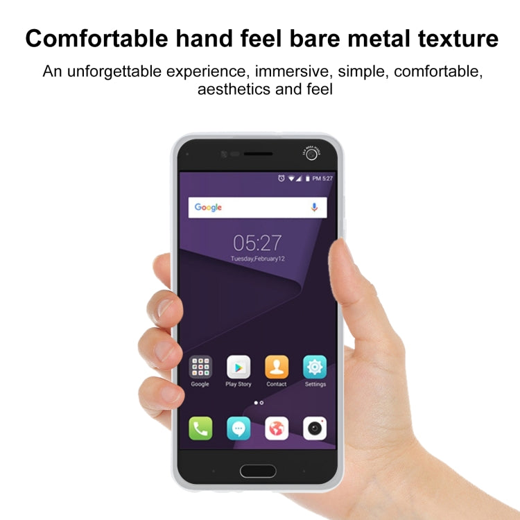 TPU Phone Case For ZTE Blade V8(Transparent White)
