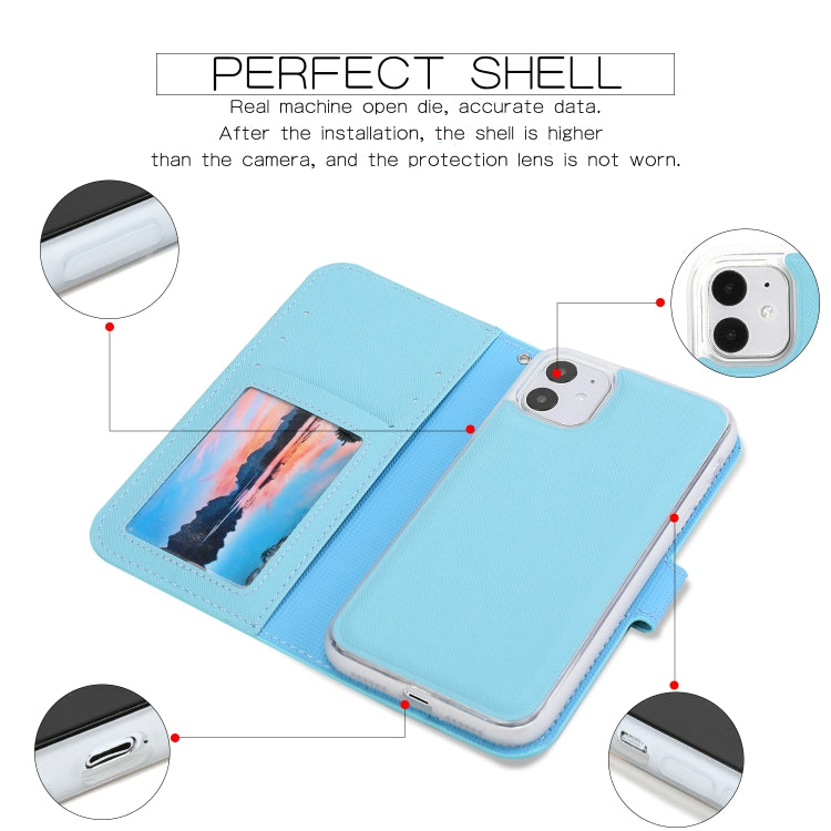 For iPhone 11 Separable Cross Texture Flip Leather Case with Holder & Card Slot & Wallet