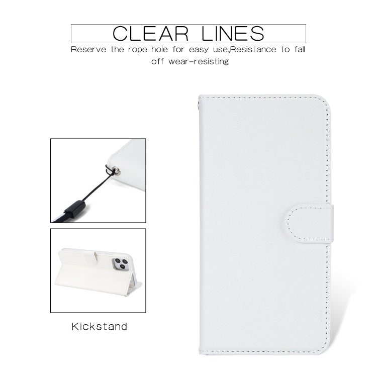 For iPhone 11 Pro Separable Cross Texture Flip Leather Case with Holder & Card Slot & Wallet