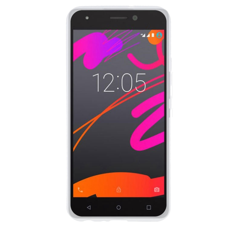 TPU Phone Case For BQ M5(Transparent White)