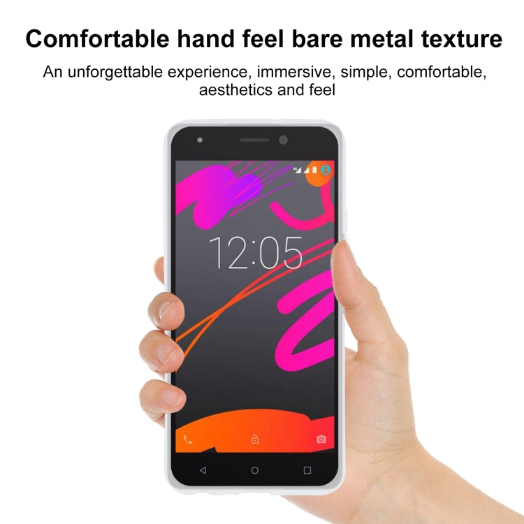 TPU Phone Case For BQ M5(Transparent White)