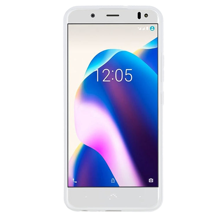 TPU Phone Case For BQ U2 Lite(Transparent White)