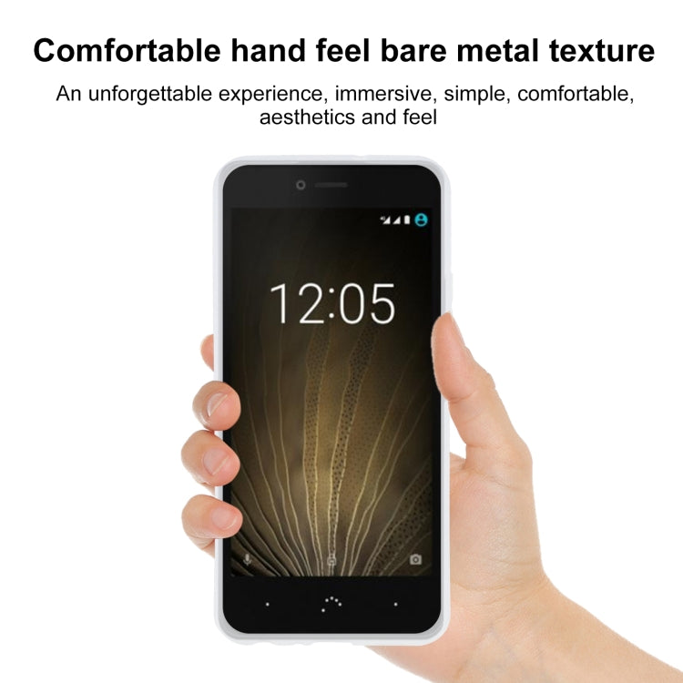 TPU Phone Case For BQ Aquaris U(Transparent White)