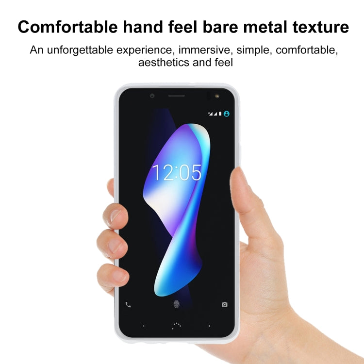 TPU Phone Case For BQ V Plus(Transparent White)