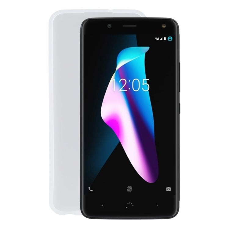 TPU Phone Case For BQ V(Transparent White)