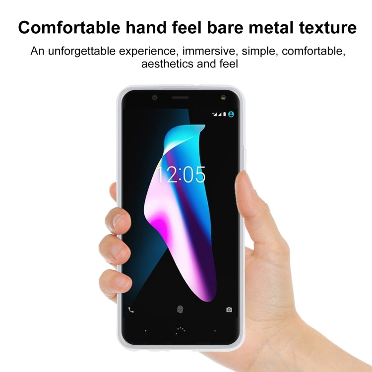 TPU Phone Case For BQ Aquaris V(Transparent White)