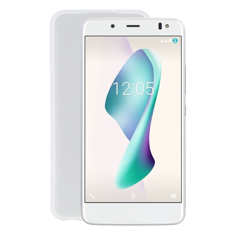 TPU Phone Case For BQ VS(Transparent White)