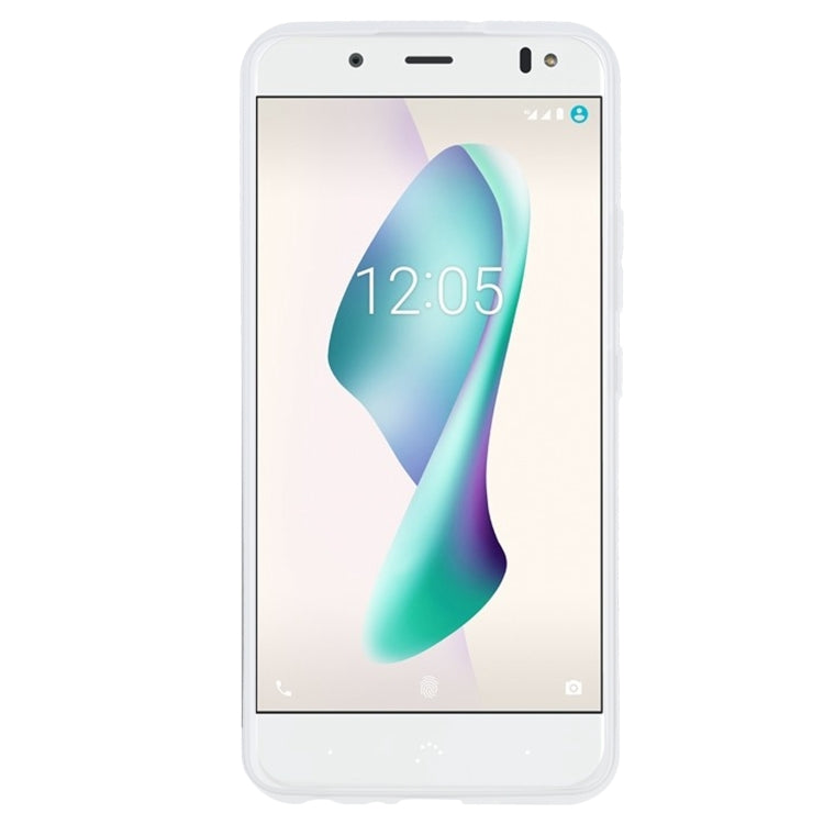 TPU Phone Case For BQ VS(Transparent White)