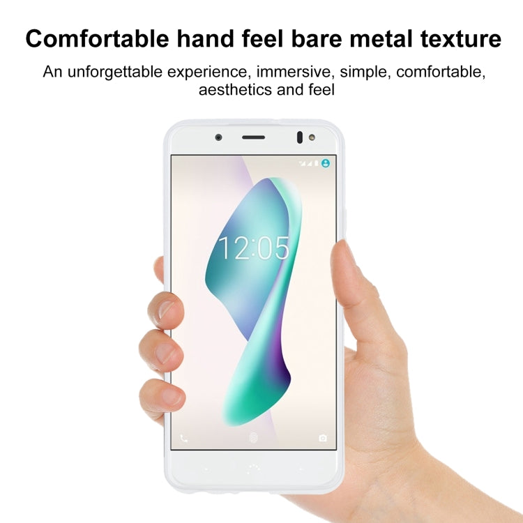 TPU Phone Case For BQ VS(Transparent White)