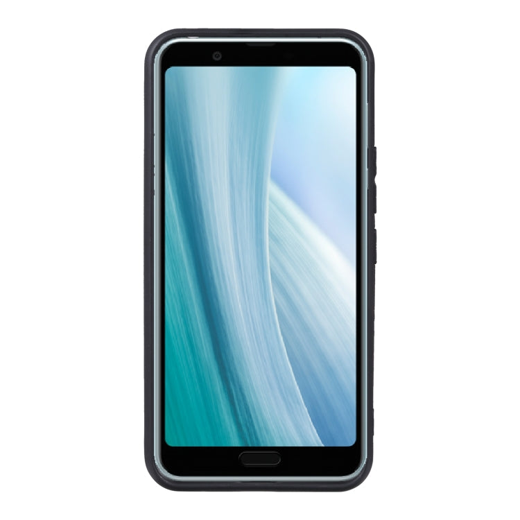 TPU Phone Case For Sharp Aquos Sense 3 Plus SHV46(Pudding Black)