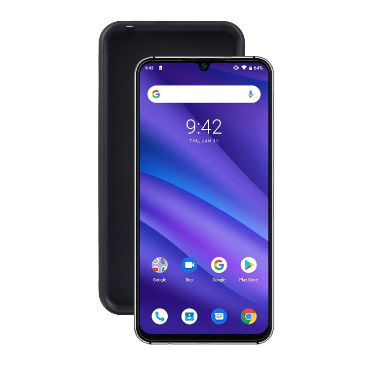 TPU Phone Case For Umidigi A5 Pro(Pudding Black)