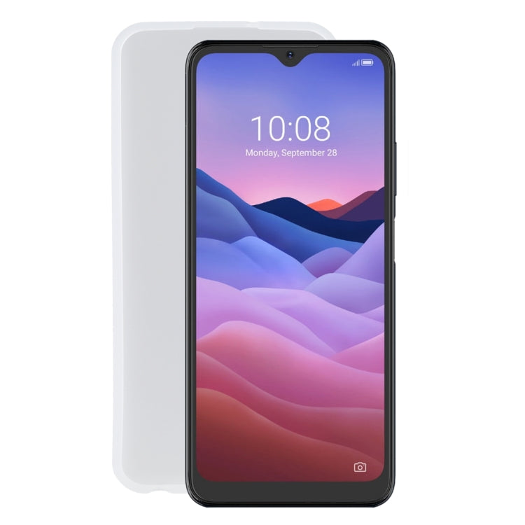 TPU Phone Case For ZTE Blade V Smart(Frosted White)