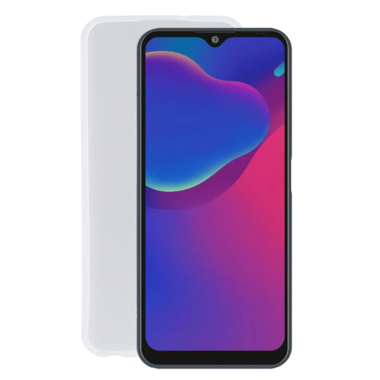 TPU Phone Case For ZTE Blade V2020 Smart(Frosted White)