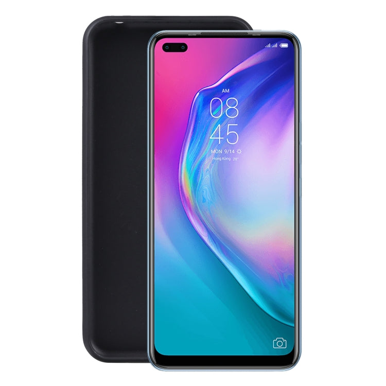 TPU Phone Case For Infinix Tecno Camon 16 Pro(Matte Black)