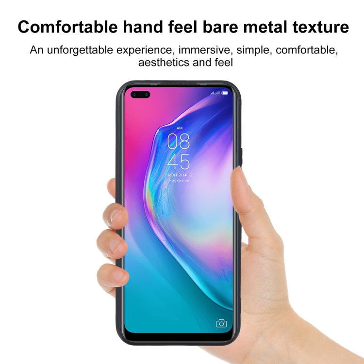 TPU Phone Case For Infinix Tecno Camon 16 Pro(Matte Black)